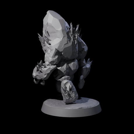 Cute Baby Ice Elemental B Miniature for Dungeons and Dragons, Pathfinder or other TTRPGs