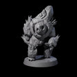 Cute Baby Ice Elemental B Miniature for Dungeons and Dragons, Pathfinder or other TTRPGs