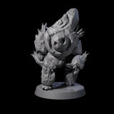 Cute Baby Ice Elemental B Miniature for Dungeons and Dragons, Pathfinder or other TTRPGs