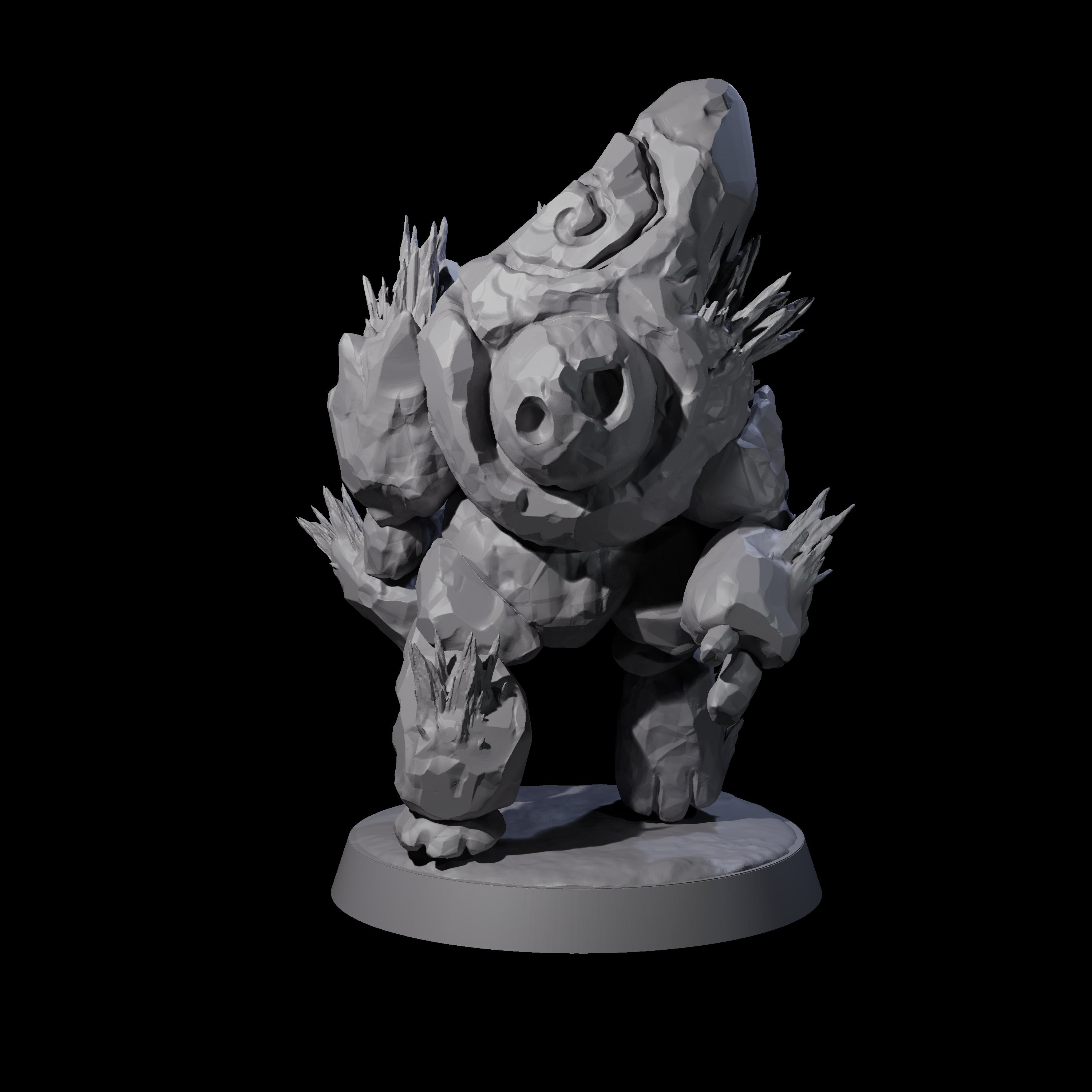 Cute Baby Ice Elemental B Miniature for Dungeons and Dragons, Pathfinder or other TTRPGs