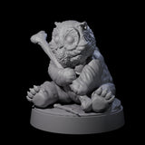 Cute Owlbear Cub Miniature for Dungeons and Dragons, Pathfinder or other TTRPGs