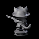 Cute Pirate Kitty E Miniature for Dungeons and Dragons, Pathfinder or other TTRPGs