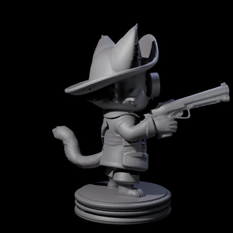 Cute Pirate Kitty I Miniature for Dungeons and Dragons, Pathfinder or other TTRPGs