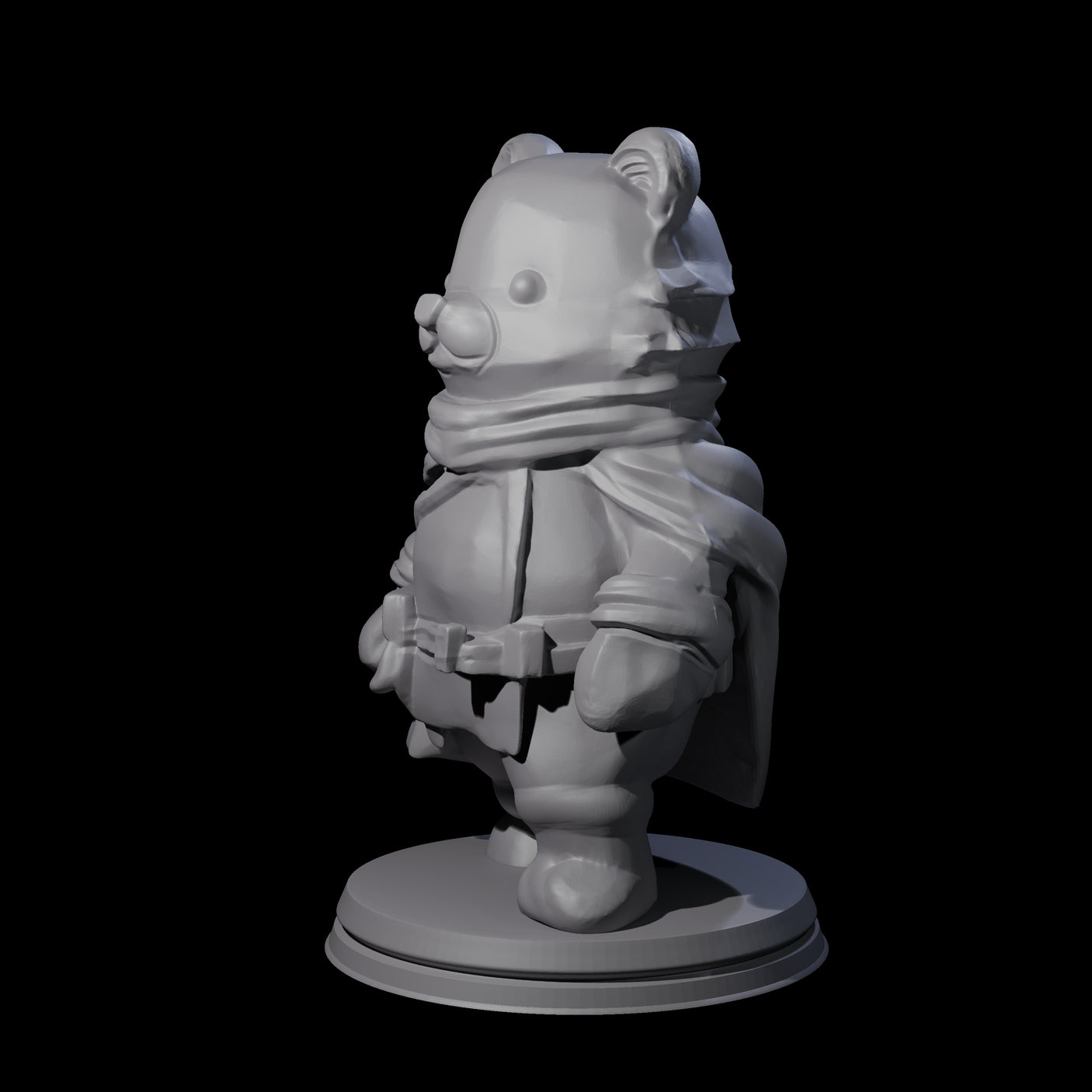 Cute Woodland Ursine A Miniature for Dungeons and Dragons, Pathfinder or other TTRPGs