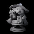 Cute Woodland Ursine B Miniature for Dungeons and Dragons, Pathfinder or other TTRPGs