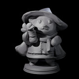 Cute Woodland Ursine B Miniature for Dungeons and Dragons, Pathfinder or other TTRPGs