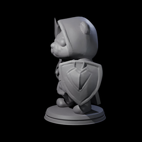 Cute Woodland Ursine C Miniature for Dungeons and Dragons, Pathfinder or other TTRPGs