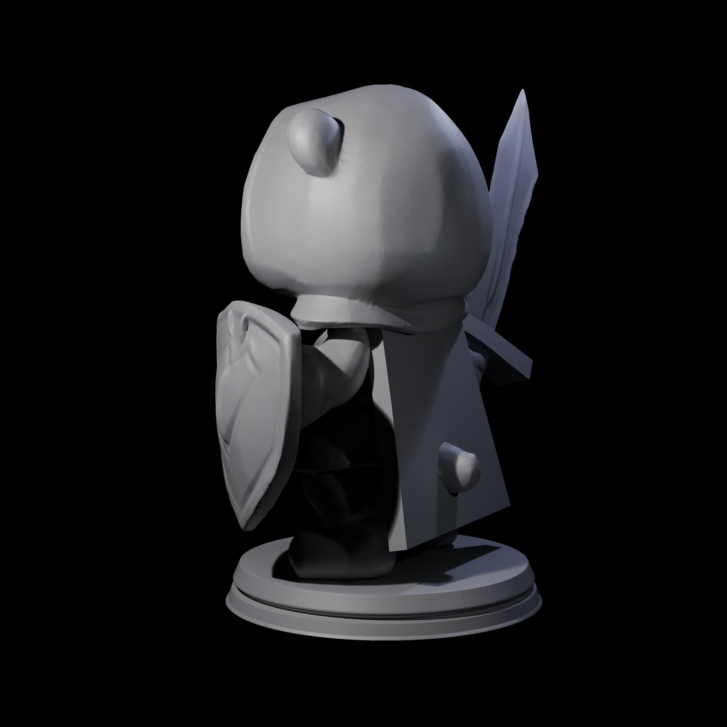 Cute Woodland Ursine C Miniature for Dungeons and Dragons, Pathfinder or other TTRPGs