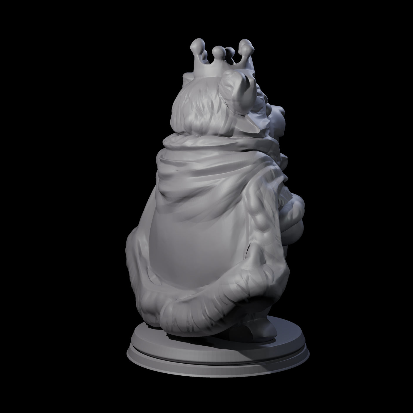 Cute Woodland Ursine D Miniature for Dungeons and Dragons, Pathfinder or other TTRPGs