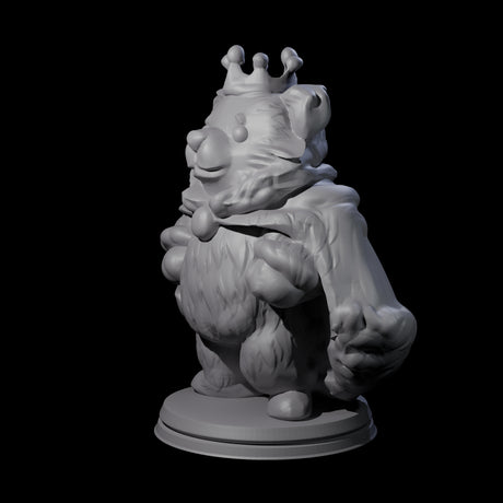 Cute Woodland Ursine D Miniature for Dungeons and Dragons, Pathfinder or other TTRPGs