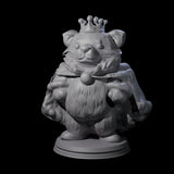 Cute Woodland Ursine D Miniature for Dungeons and Dragons, Pathfinder or other TTRPGs