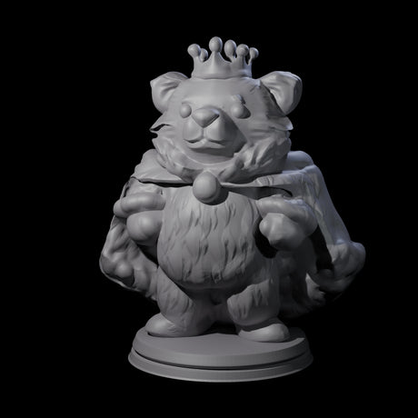 Cute Woodland Ursine D Miniature for Dungeons and Dragons, Pathfinder or other TTRPGs