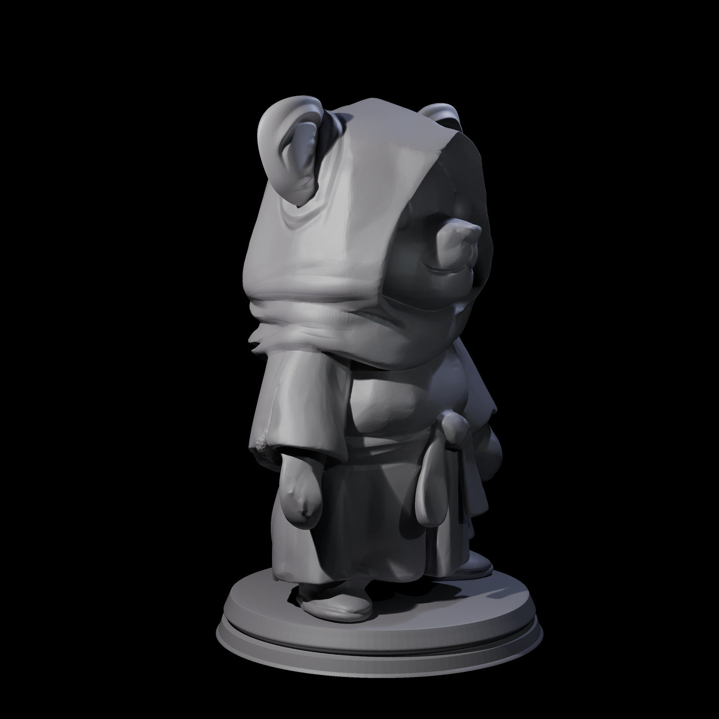 Cute Woodland Ursine E Miniature for Dungeons and Dragons, Pathfinder or other TTRPGs