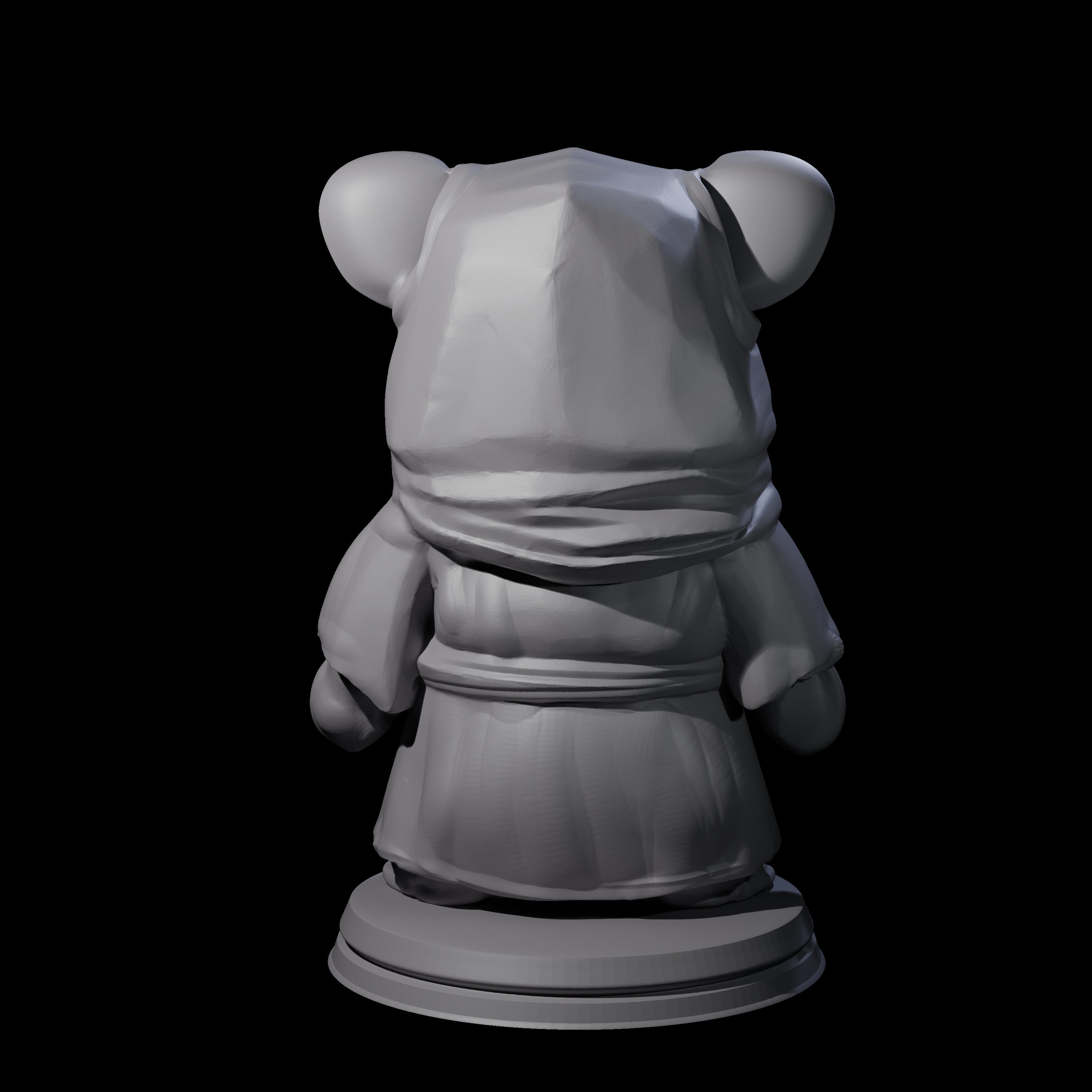 Cute Woodland Ursine E Miniature for Dungeons and Dragons, Pathfinder or other TTRPGs