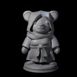 Cute Woodland Ursine E Miniature for Dungeons and Dragons, Pathfinder or other TTRPGs
