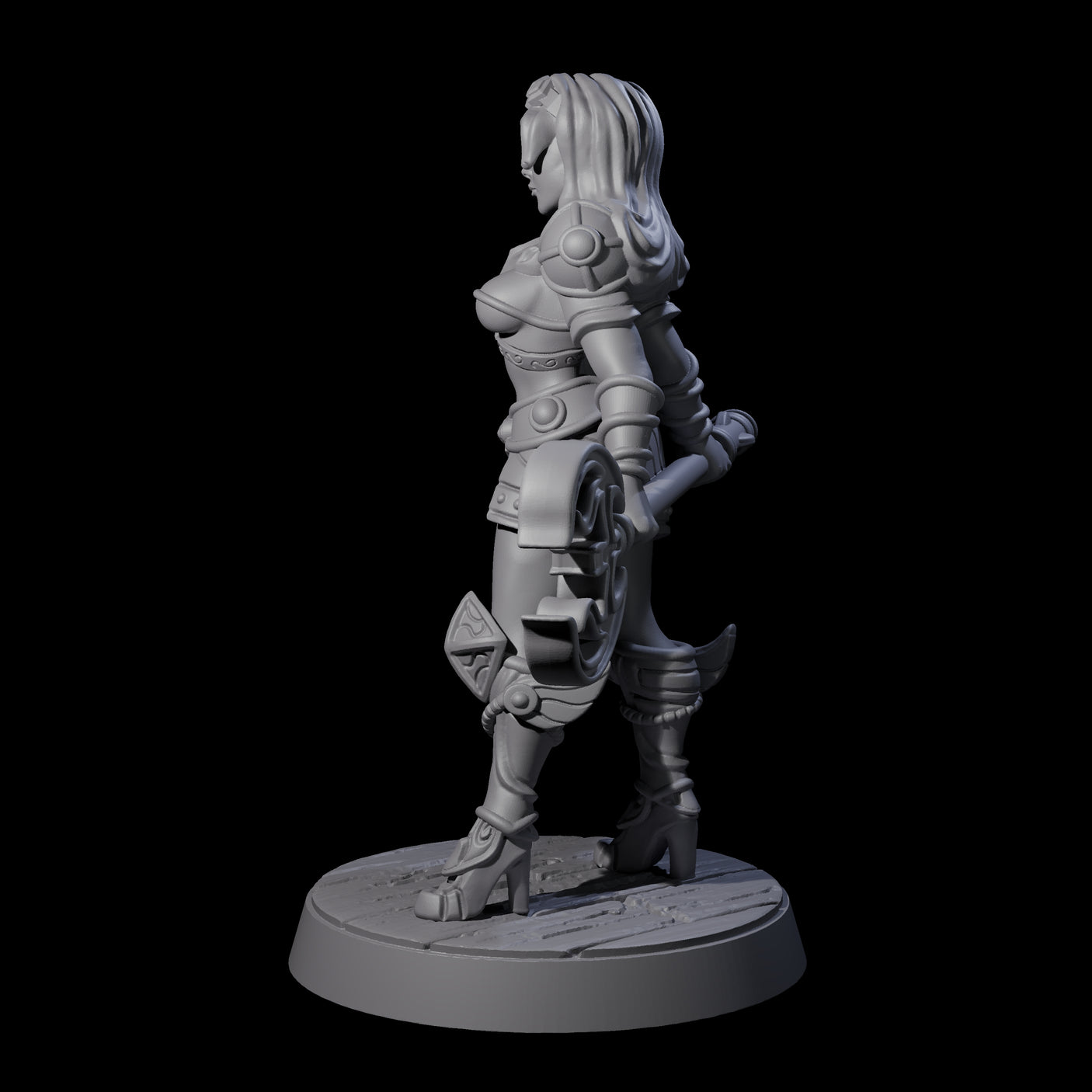 Cutesy Cleric Miniature for Dungeons and Dragons, Pathfinder or other TTRPGs