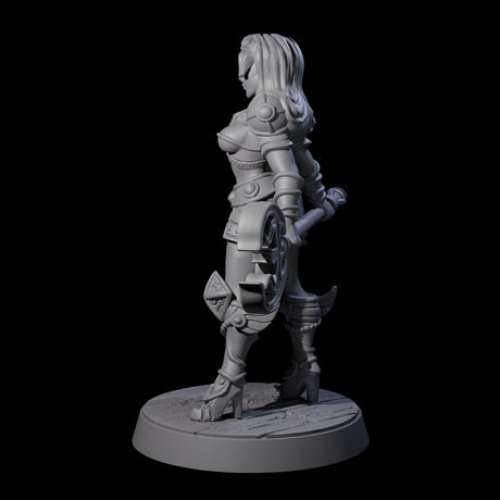 Cutesy Cleric Miniature for Dungeons and Dragons, Pathfinder or other TTRPGs