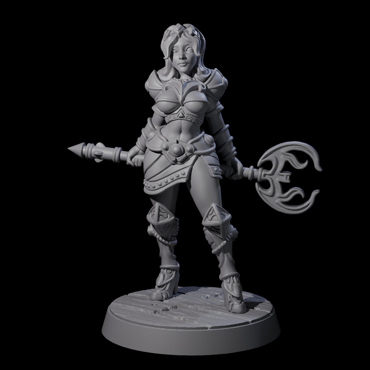 Cutesy Cleric Miniature for Dungeons and Dragons, Pathfinder or other TTRPGs
