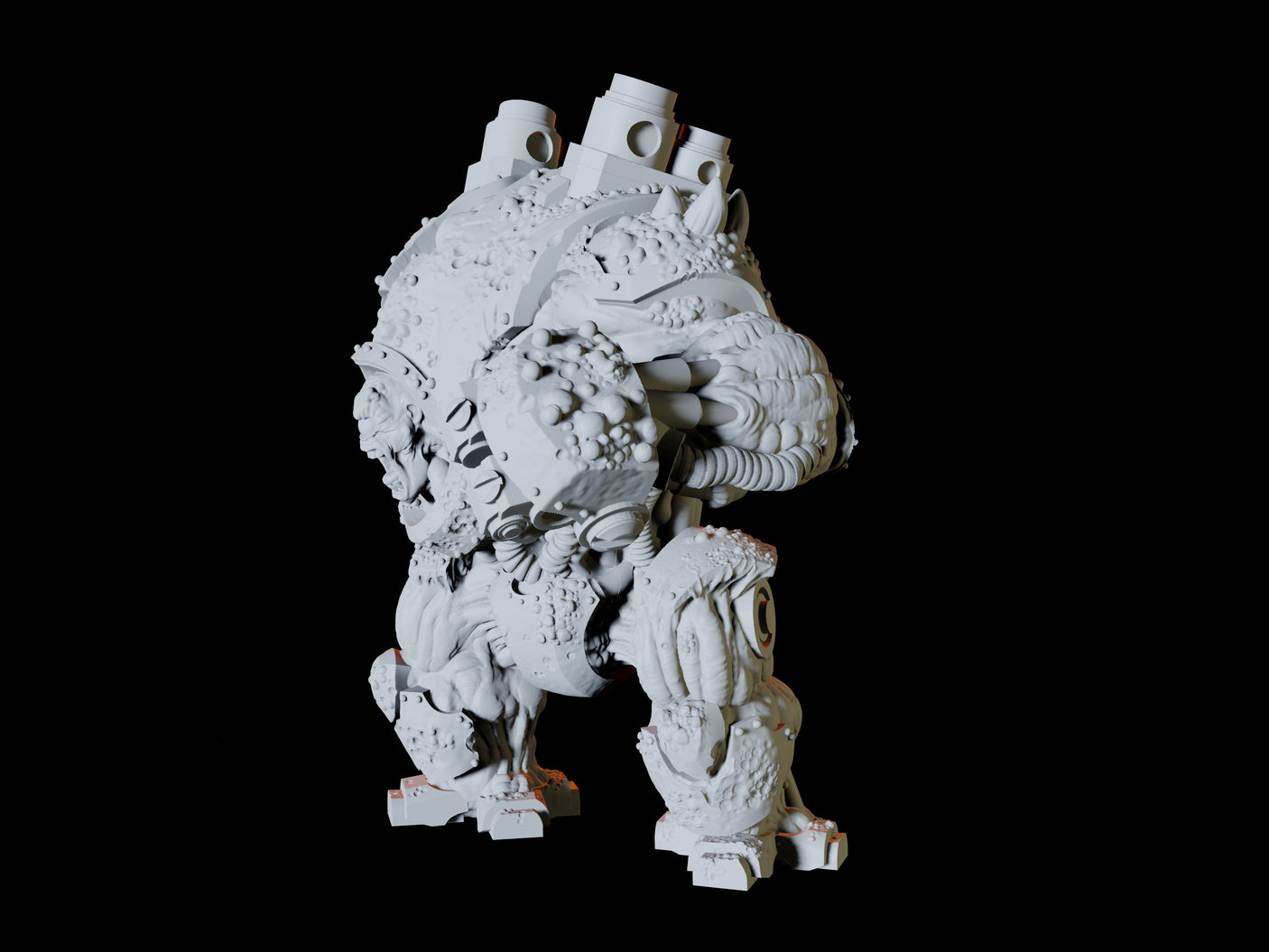 Cyborg Cyclops Miniature for Dungeons and Dragons, Pathfinder or other TTRPGs