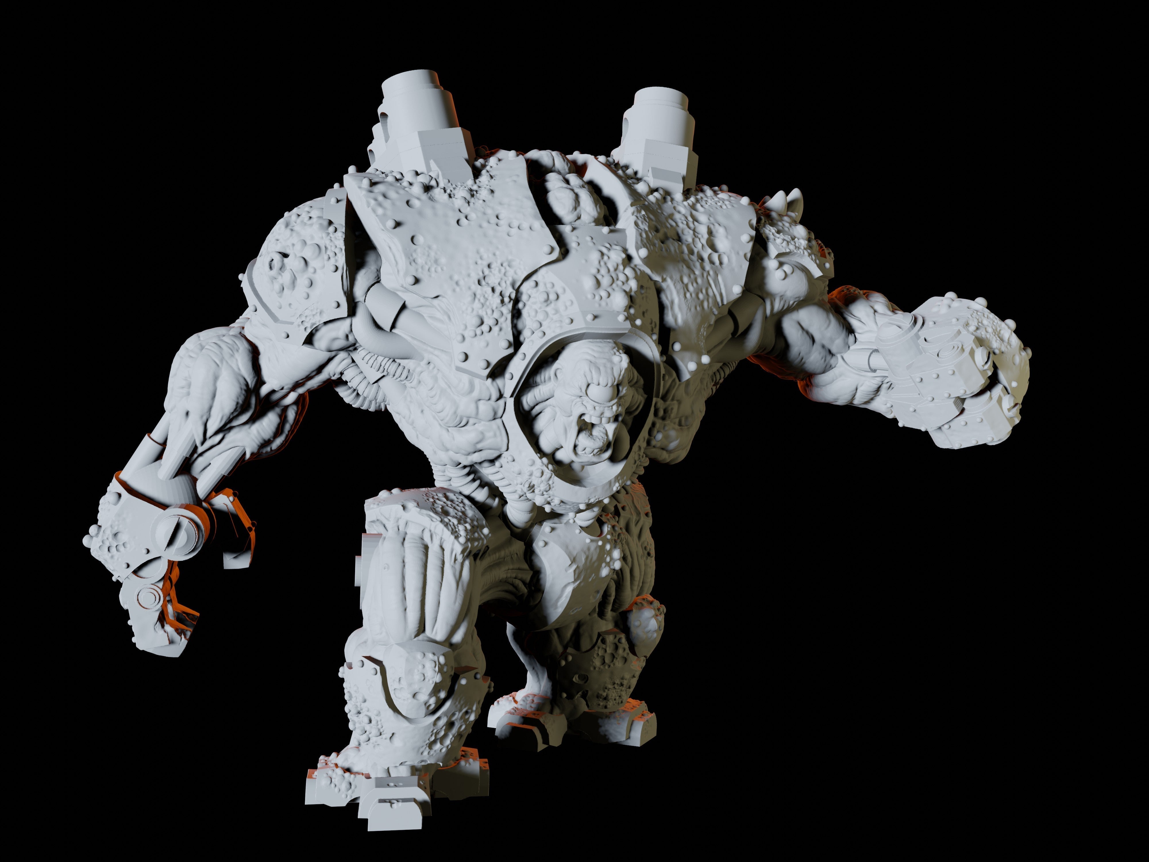 Cyborg Cyclops Miniature for Dungeons and Dragons - Myth Forged