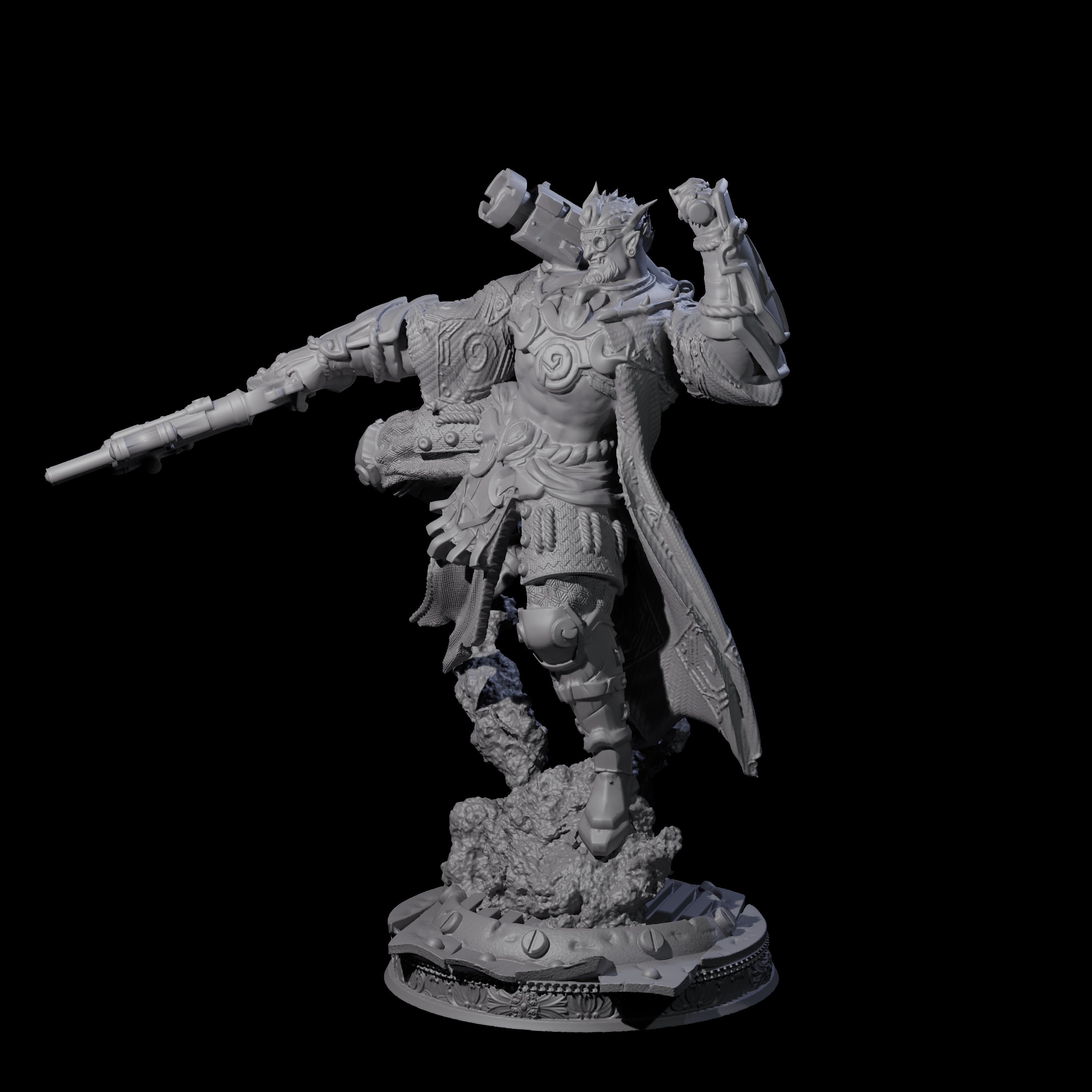 Dabbling Artificer Miniature for Dungeons and Dragons, Pathfinder or other TTRPGs