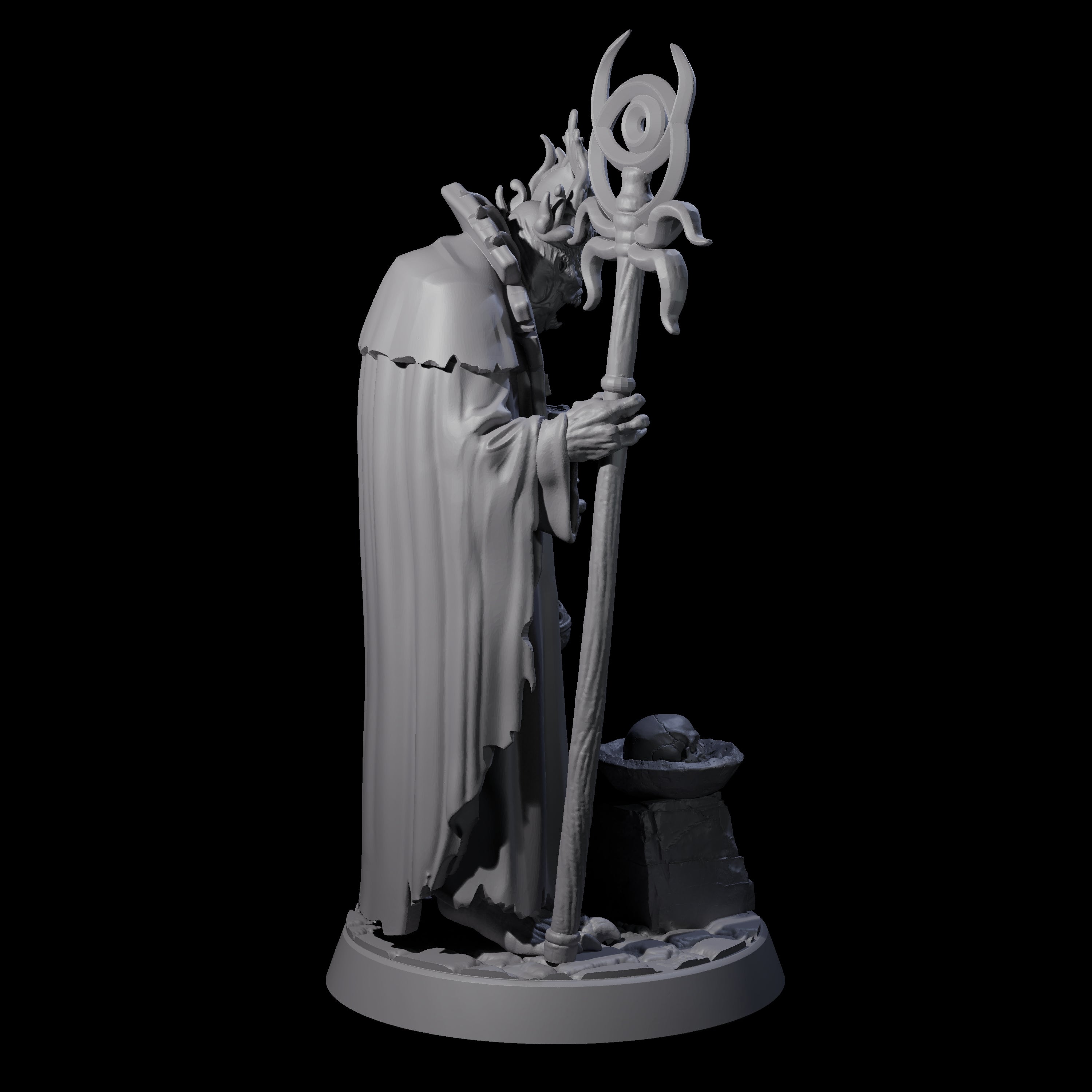 Dagon Worshipping Deep One Priest Miniature for Dungeons and Dragons, Pathfinder or other TTRPGs