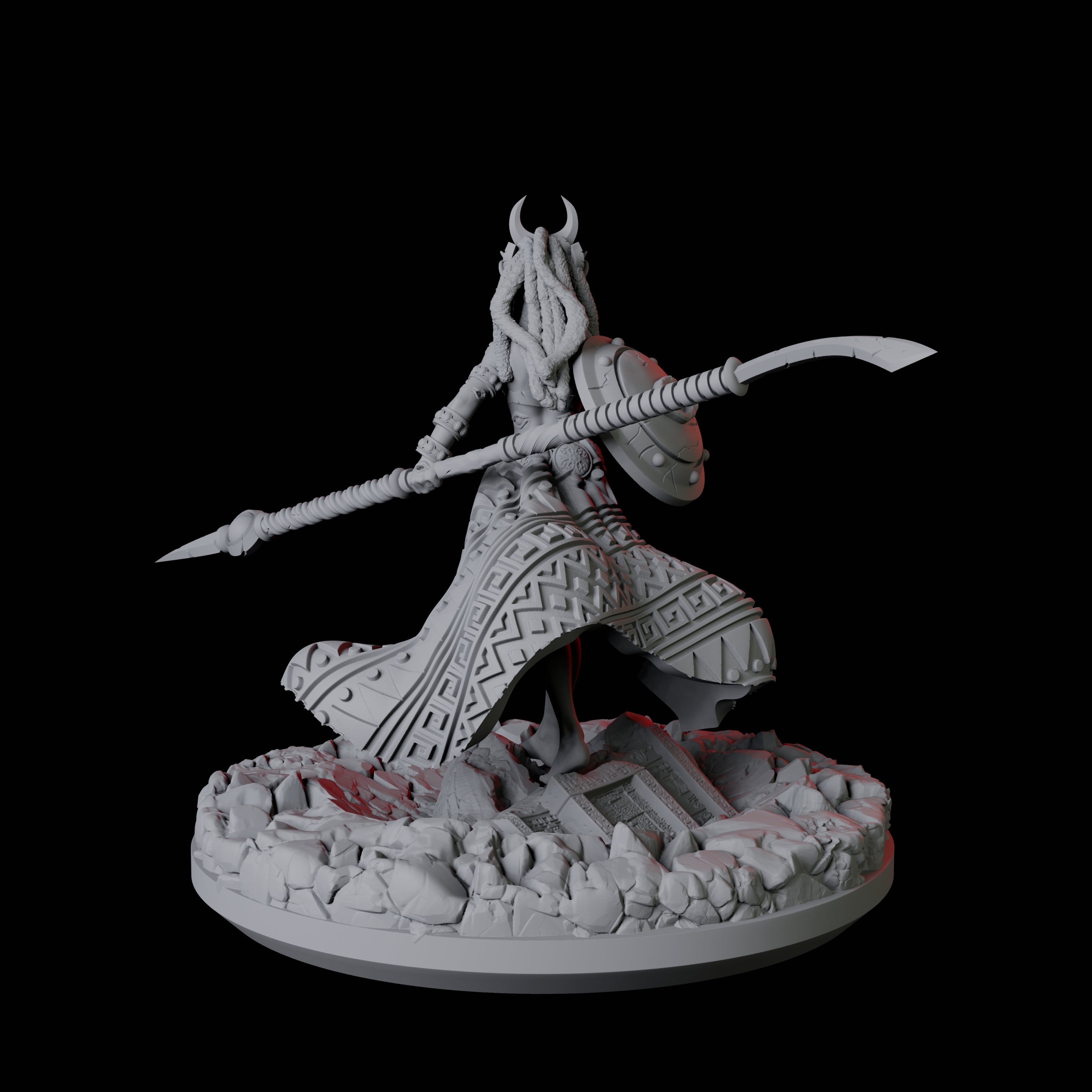 Dalikamata, God of Eyes Miniature for Dungeons and Dragons, Pathfinder or other TTRPGs