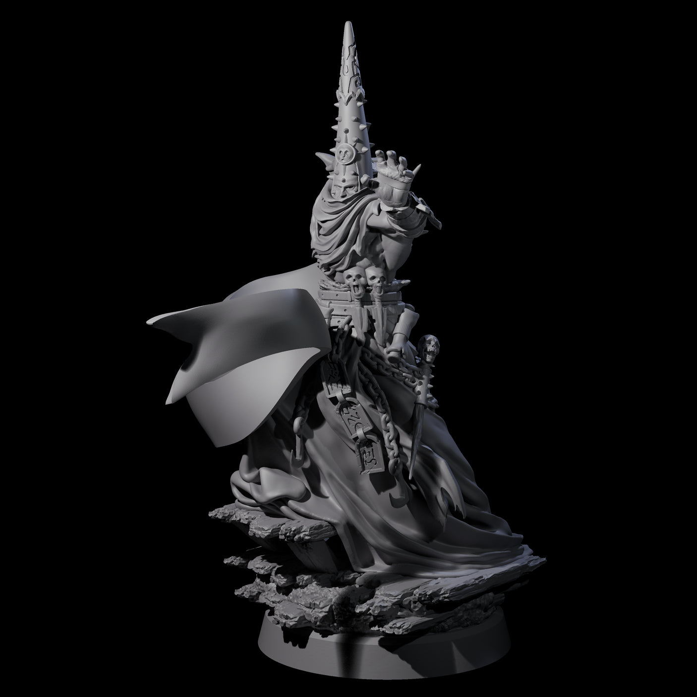 Dancing Warlock of the Fiend Miniature for Dungeons and Dragons, Pathfinder or other TTRPGs