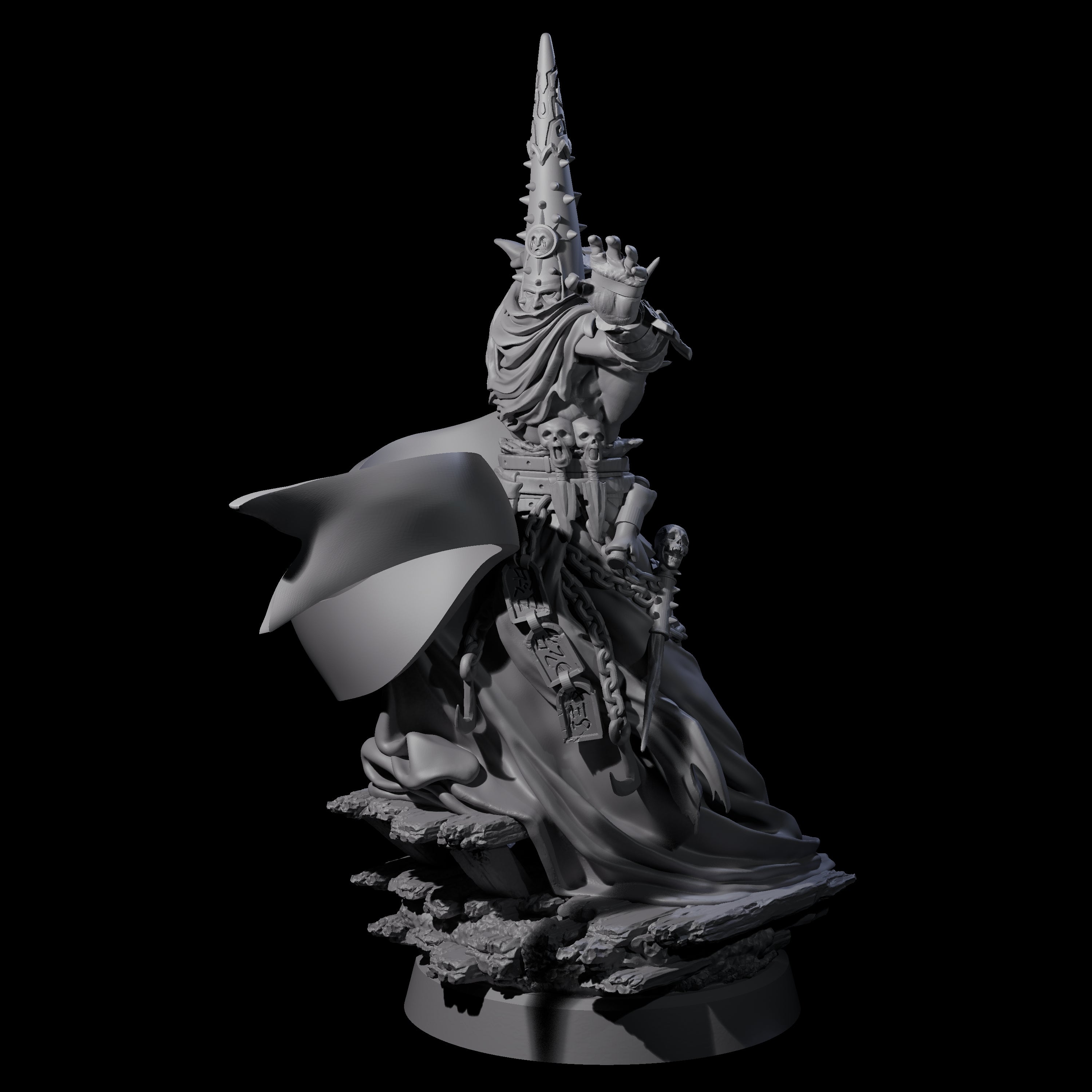 Dancing Warlock of the Fiend Miniature for Dungeons and Dragons, Pathfinder or other TTRPGs