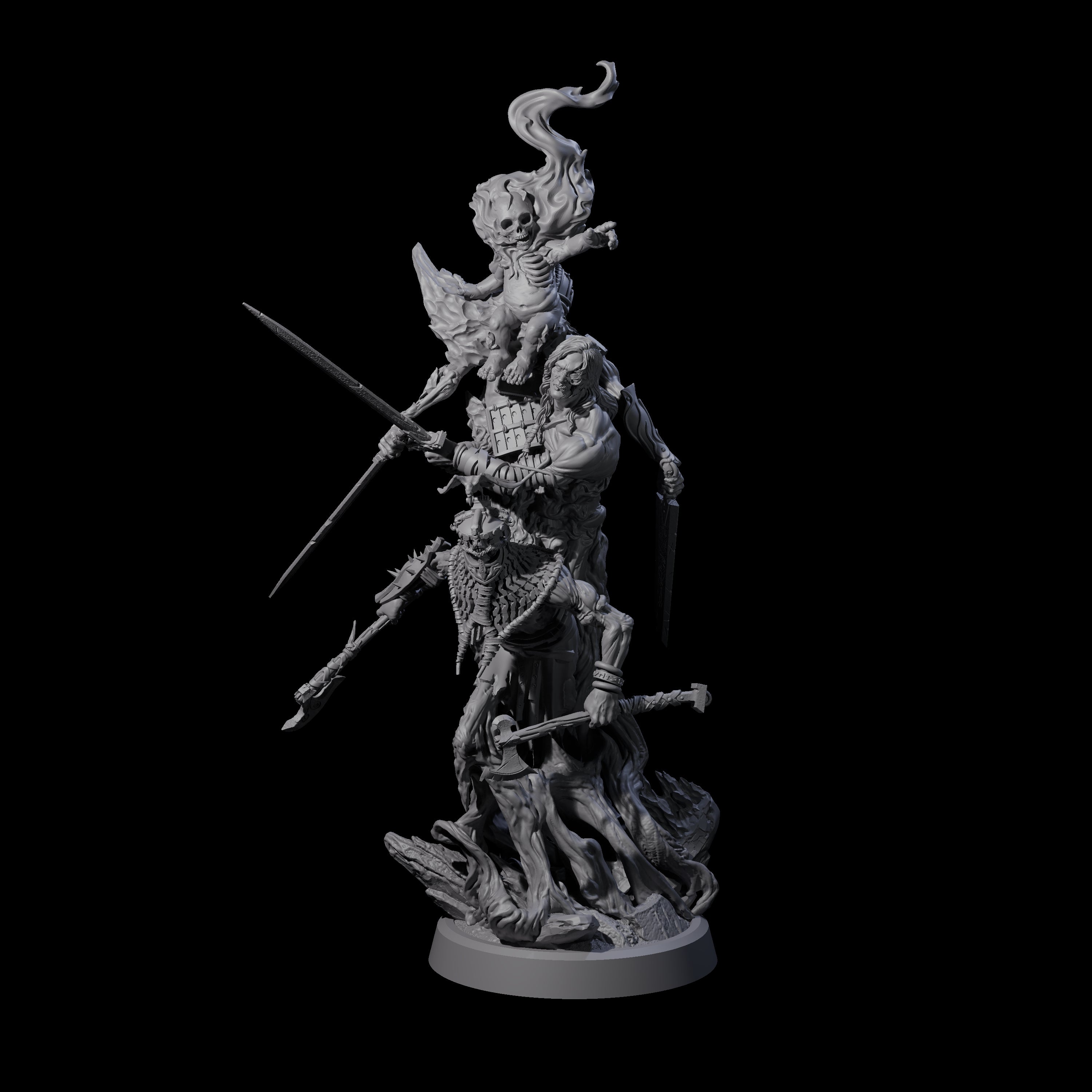 Dangerous Caller in Darkness Miniature for Dungeons and Dragons, Pathfinder or other TTRPGs