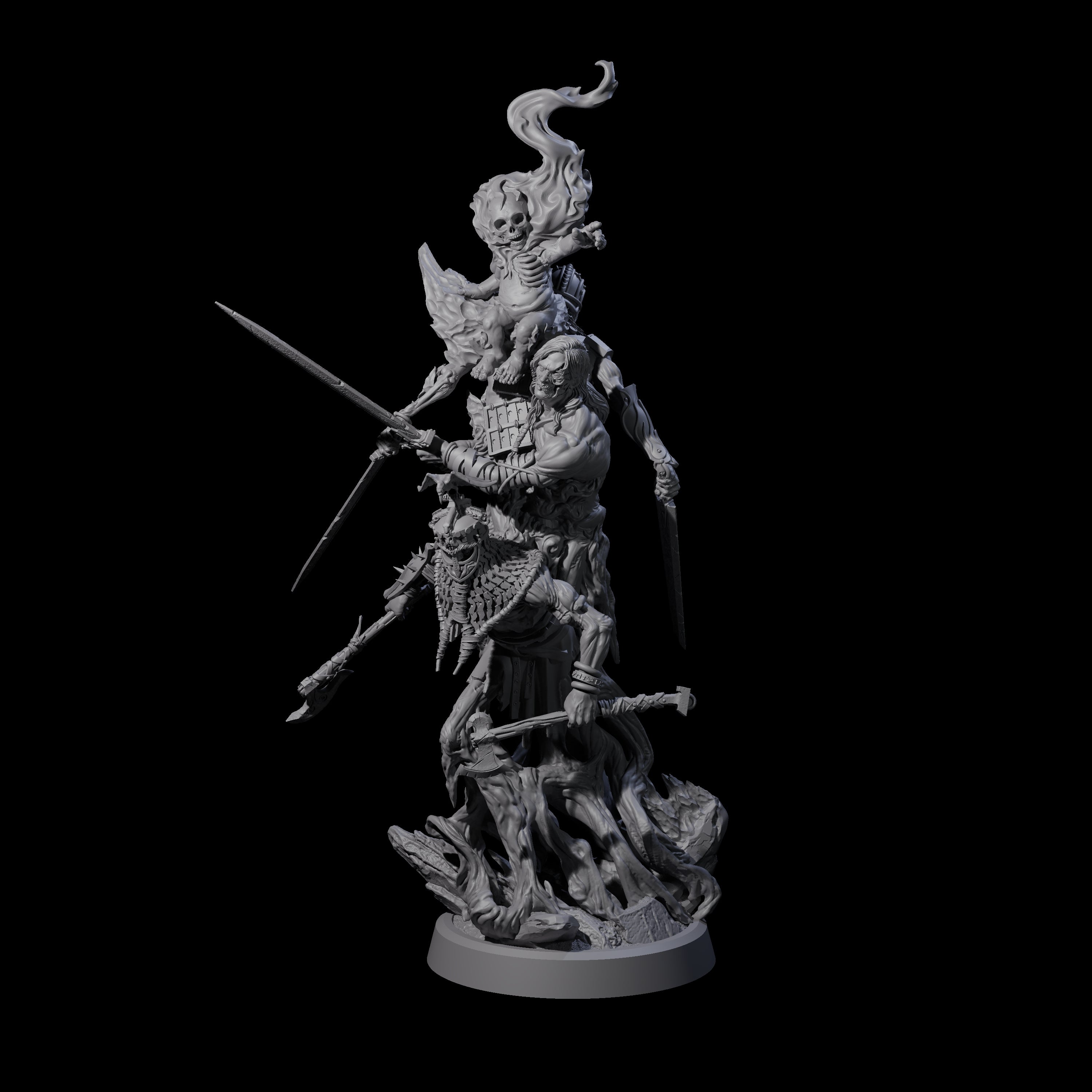 Dangerous Caller in Darkness Miniature for Dungeons and Dragons, Pathfinder or other TTRPGs