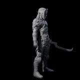 Dangerous Elf Barbarian Miniature for Dungeons and Dragons, Pathfinder or other TTRPGs