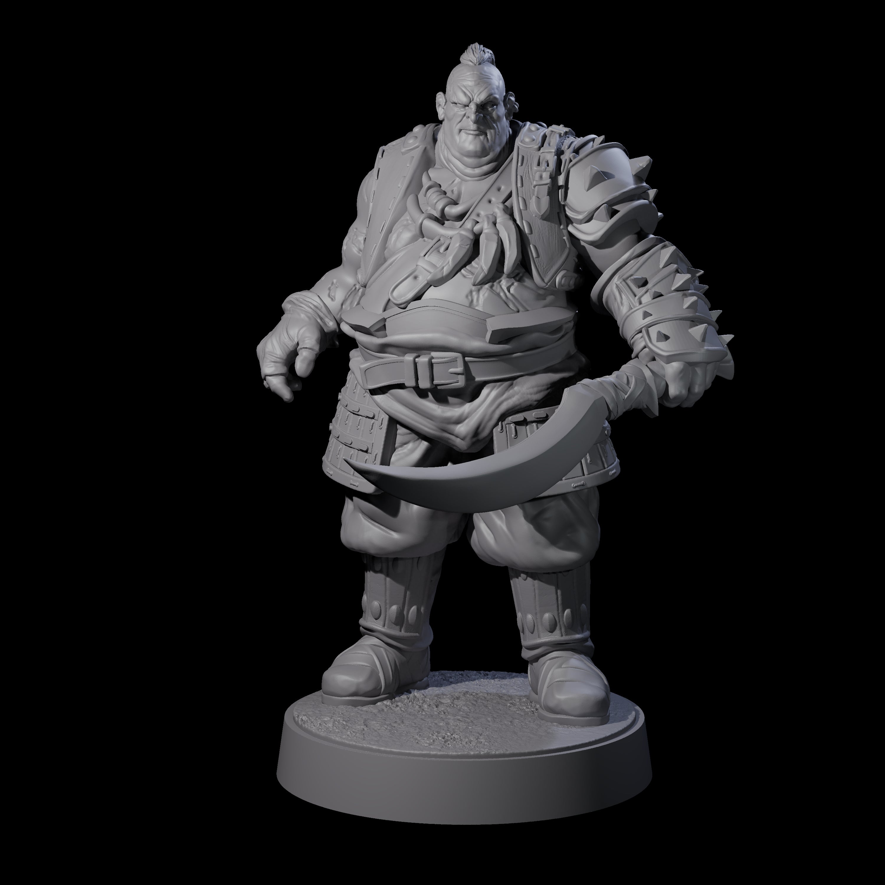 Dangerous Mercenary Miniature for Dungeons and Dragons, Pathfinder or other TTRPGs