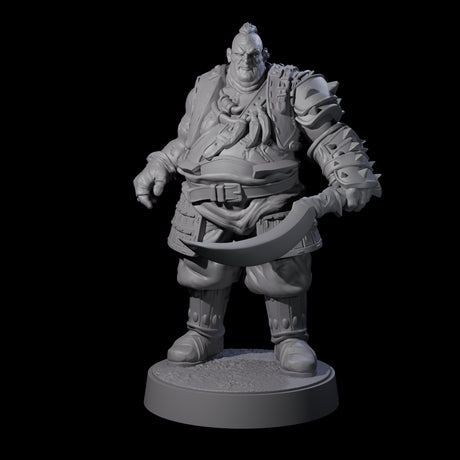 Dangerous Mercenary Miniature for Dungeons and Dragons, Pathfinder or other TTRPGs