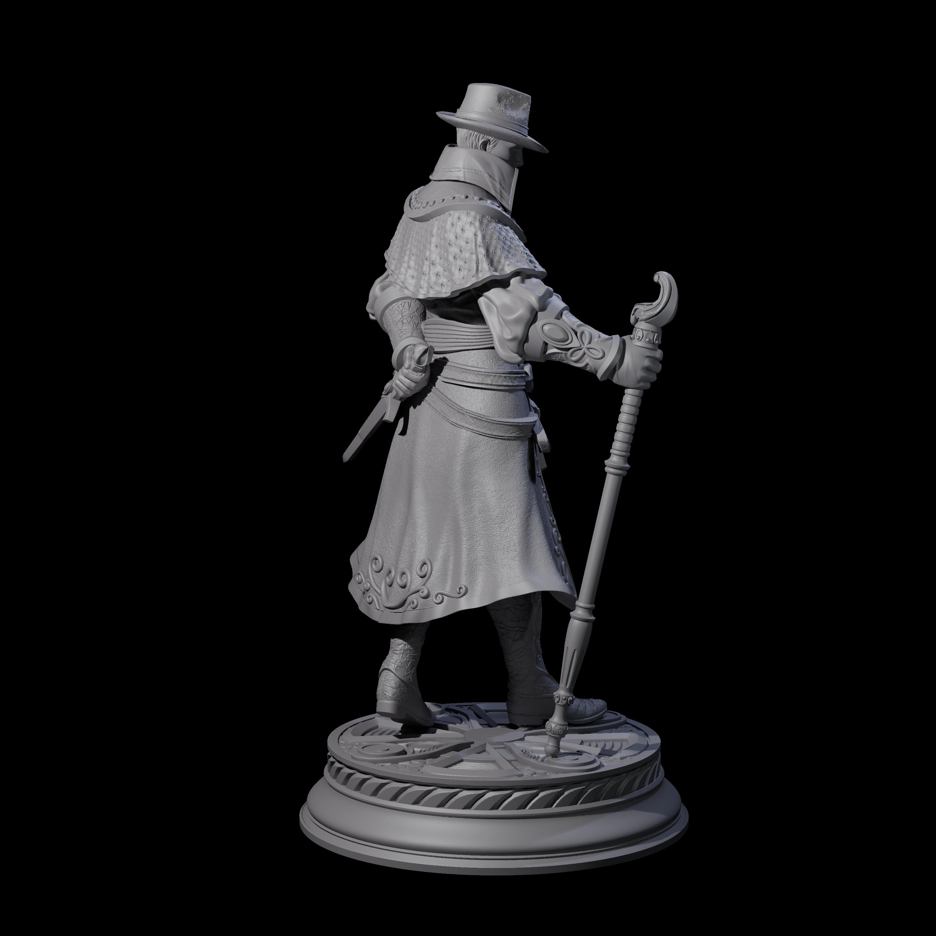 Dapper Human Gentleman Miniature for Dungeons and Dragons, Pathfinder or other TTRPGs