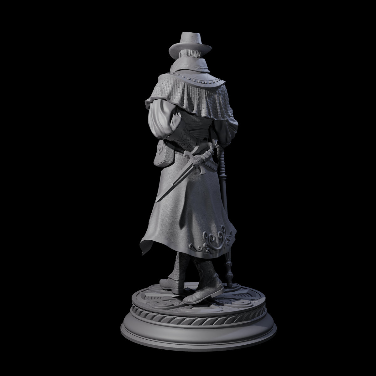 Dapper Human Gentleman Miniature for Dungeons and Dragons, Pathfinder or other TTRPGs