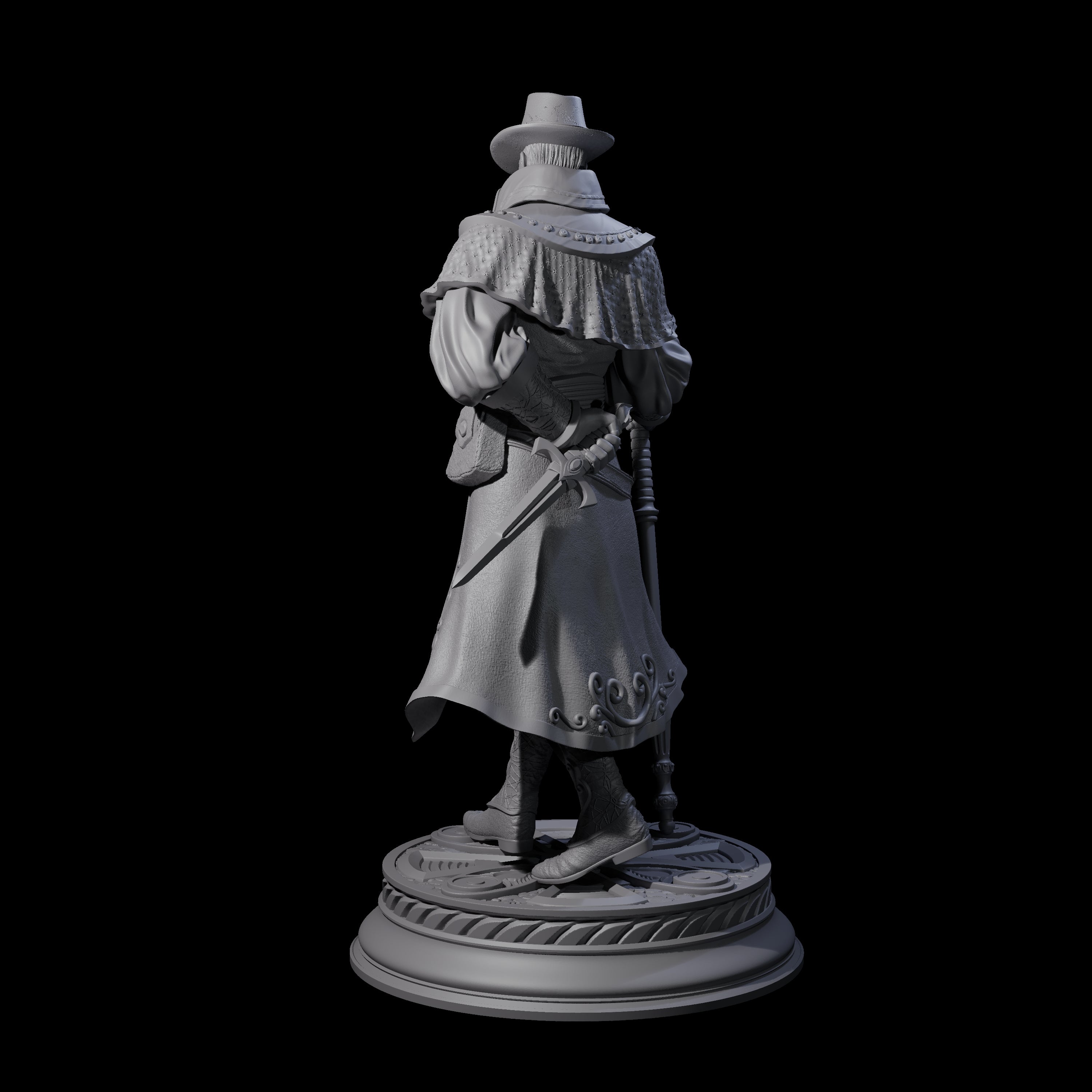 Dapper Human Gentleman Miniature for Dungeons and Dragons, Pathfinder or other TTRPGs