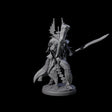 Dark Elf Trumpteer A Miniature for Dungeons and Dragons, Pathfinder or other TTRPGs