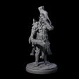 Dark Elf Trumpteer B Miniature for Dungeons and Dragons, Pathfinder or other TTRPGs