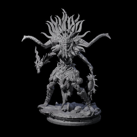 Dark Elf Umbral Seer A Miniature for Dungeons and Dragons, Pathfinder or other TTRPGs