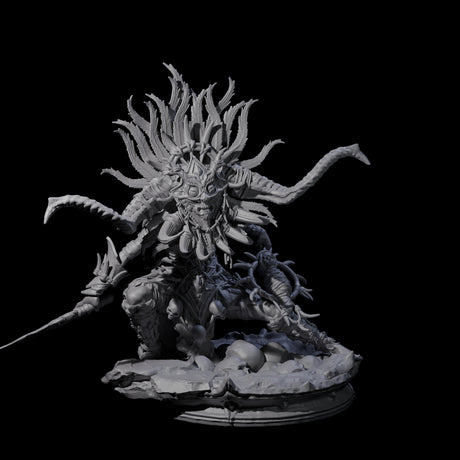 Dark Elf Umbral Seer D Miniature for Dungeons and Dragons, Pathfinder or other TTRPGs