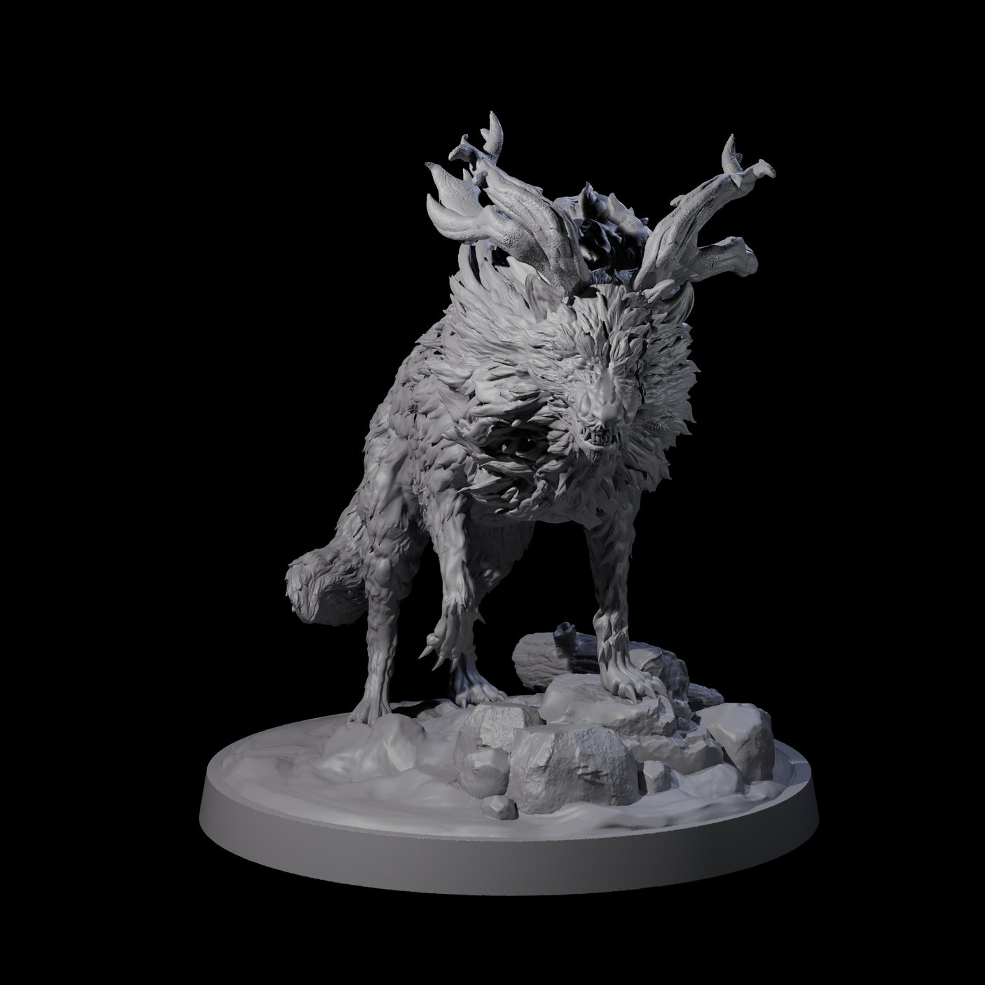 Dark Gwyllhi B Miniature for Dungeons and Dragons, Pathfinder or other TTRPGs