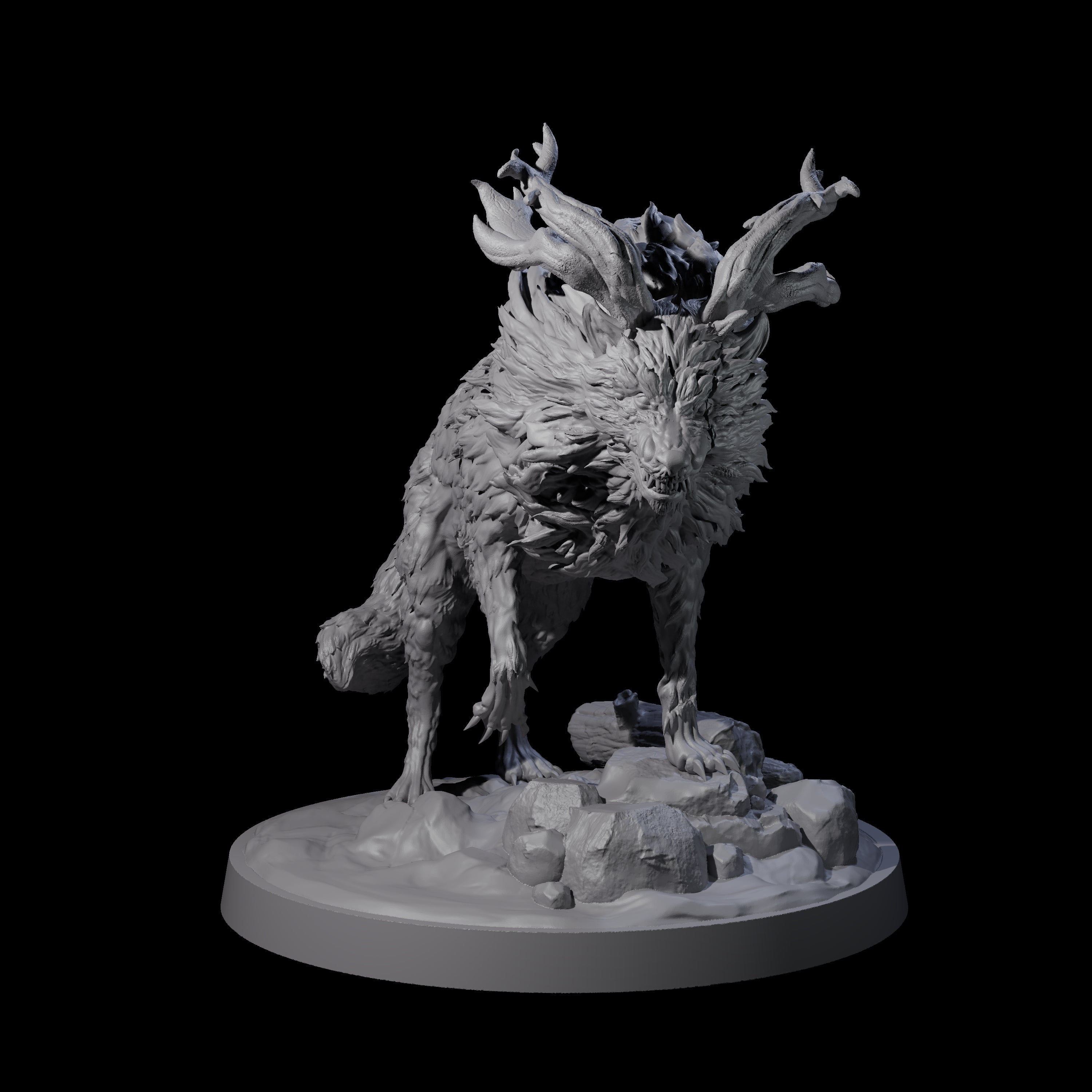 Dark Gwyllhi B Miniature for Dungeons and Dragons, Pathfinder or other TTRPGs