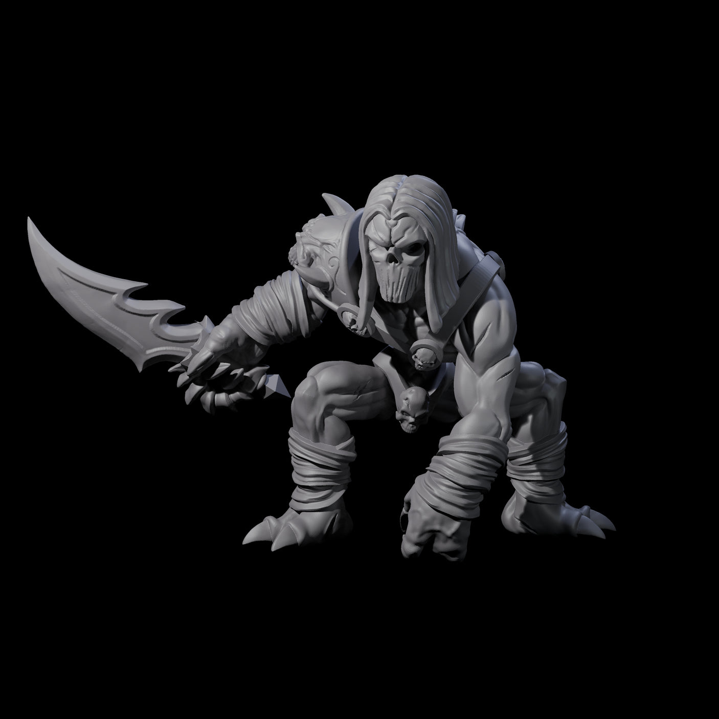 Dark Shadow Stalker B Miniature for Dungeons and Dragons, Pathfinder or other TTRPGs