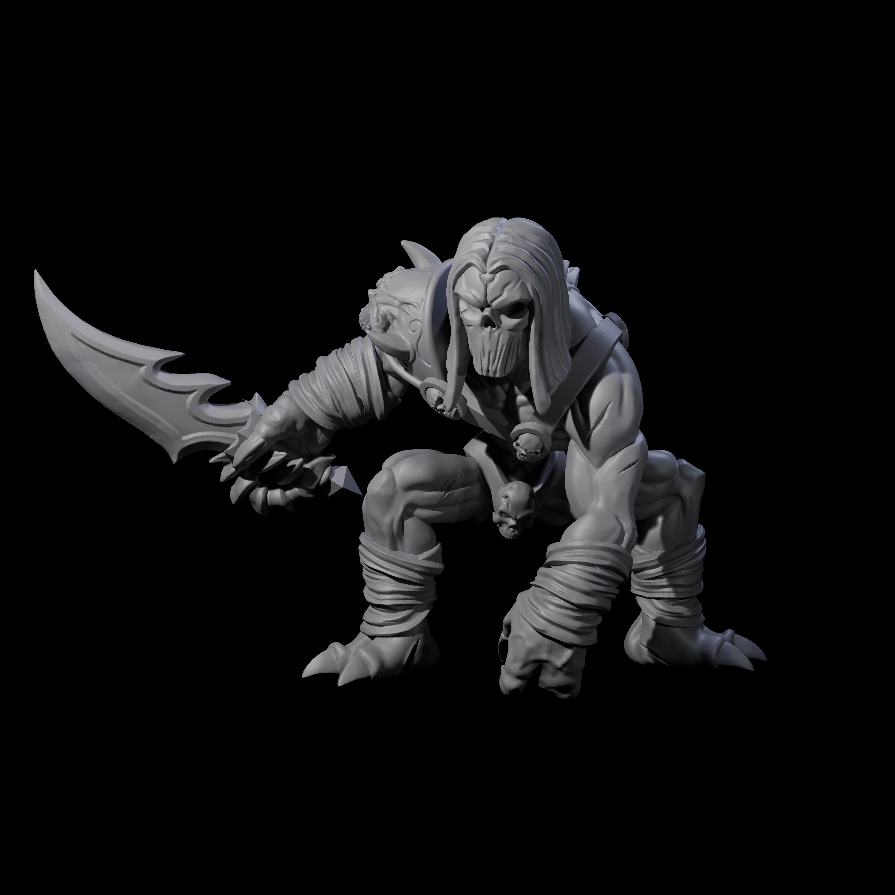 Dark Shadow Stalker B Miniature for Dungeons and Dragons, Pathfinder or other TTRPGs