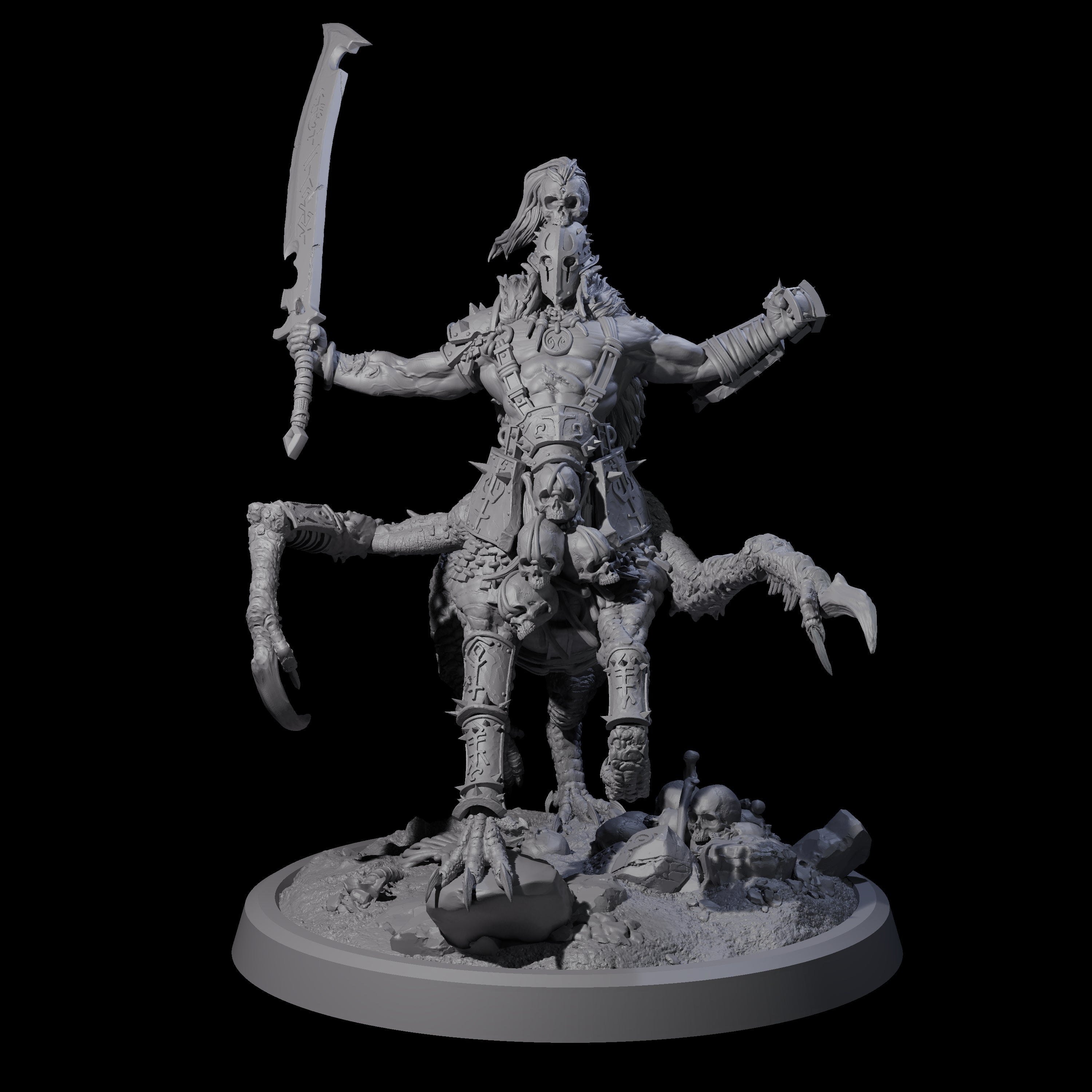 Dastardly Armanite A Miniature for Dungeons and Dragons, Pathfinder or other TTRPGs
