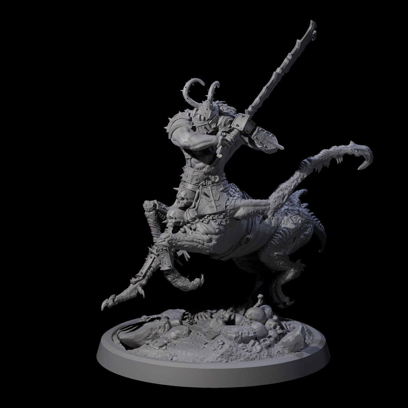 Dastardly Armanite B Miniature for Dungeons and Dragons, Pathfinder or other TTRPGs