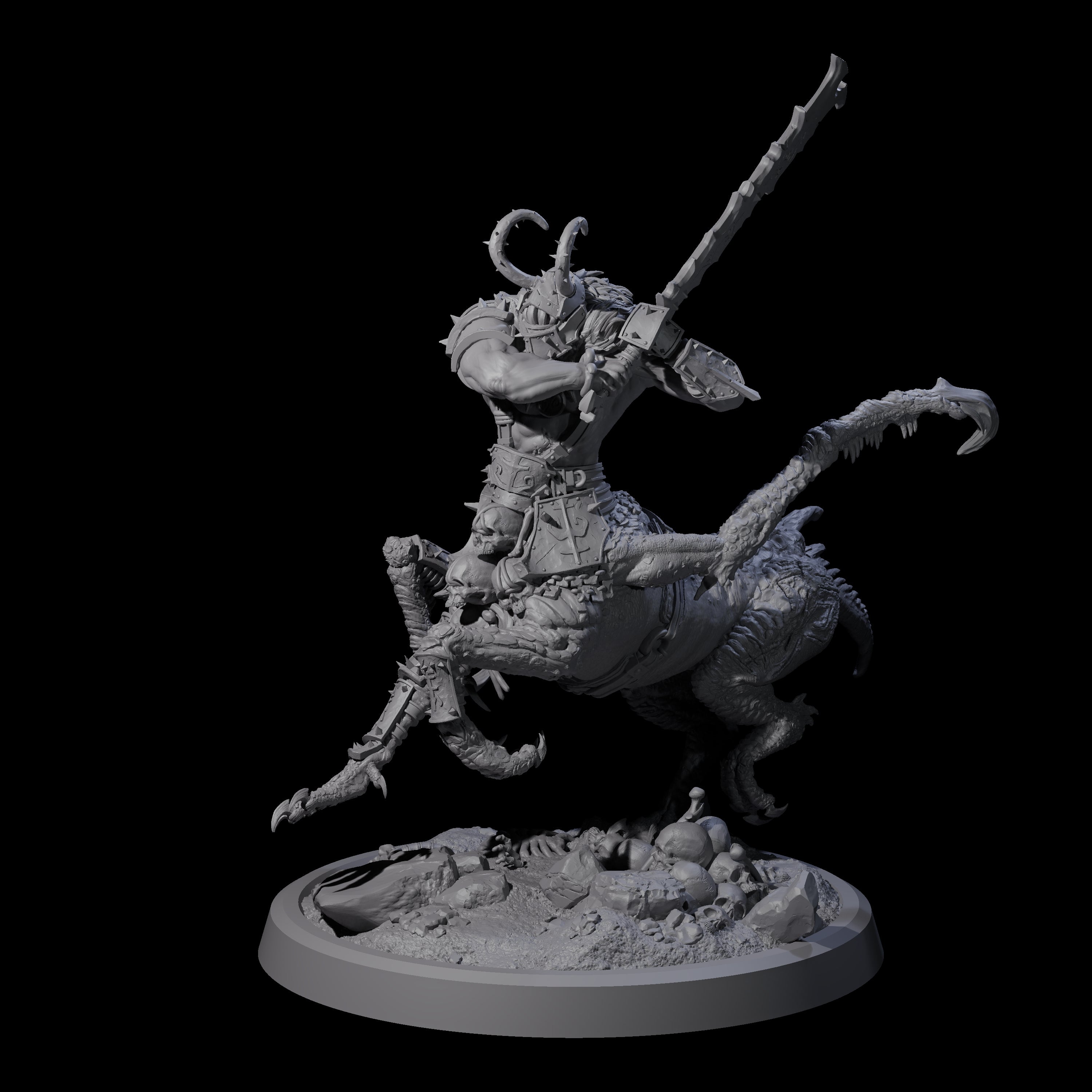 Dastardly Armanite B Miniature for Dungeons and Dragons, Pathfinder or other TTRPGs