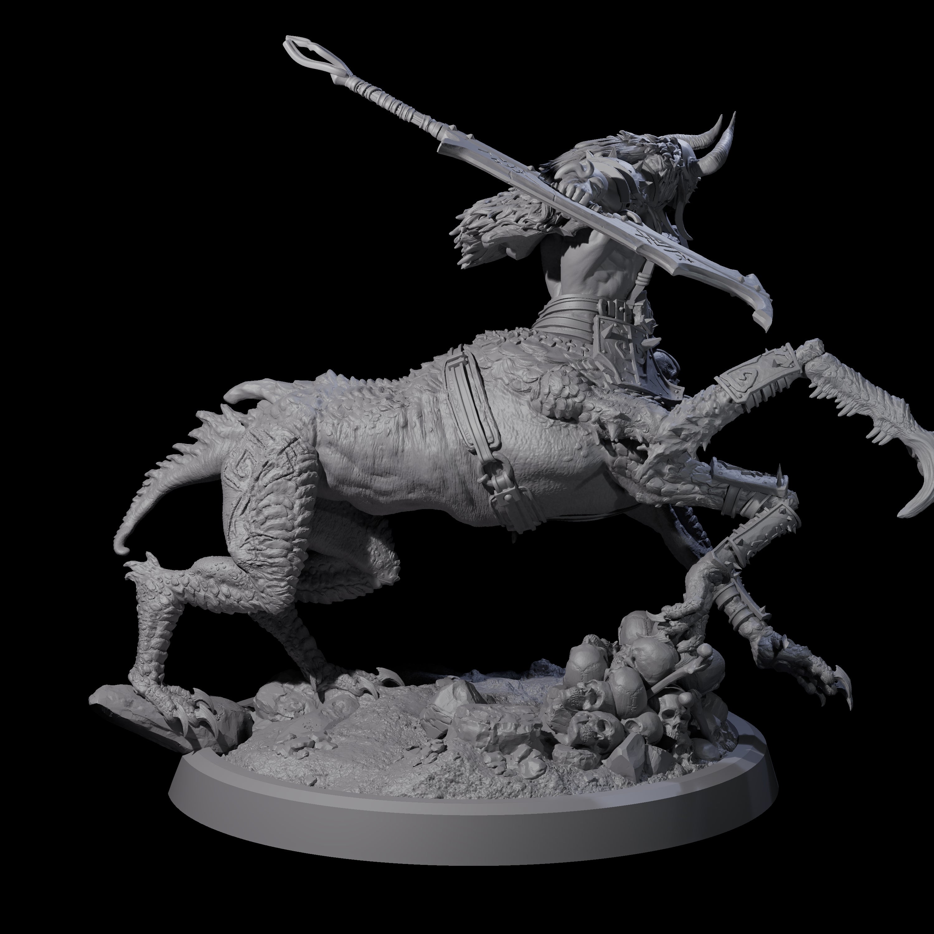 Dastardly Armanite C Miniature for Dungeons and Dragons, Pathfinder or other TTRPGs