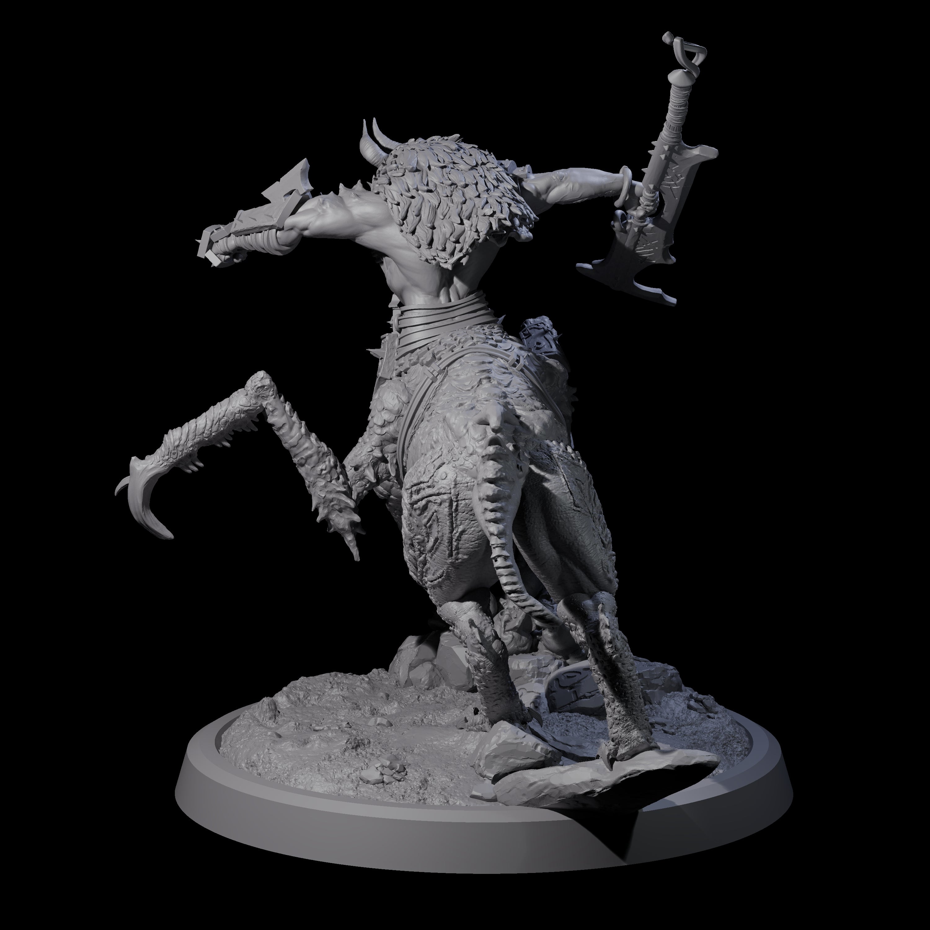 Dastardly Armanite C Miniature for Dungeons and Dragons, Pathfinder or other TTRPGs